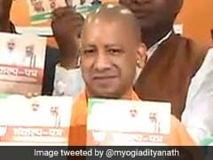 UP Chief Minister Yogi Adityanath Releases BJP's Manifesto For Municipal Polls