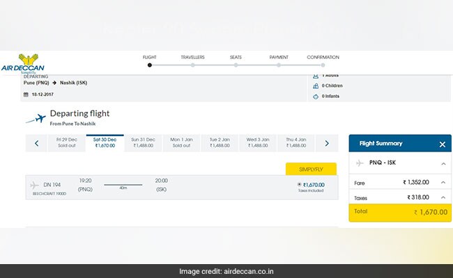 air deccan rs 1670 air deccan website