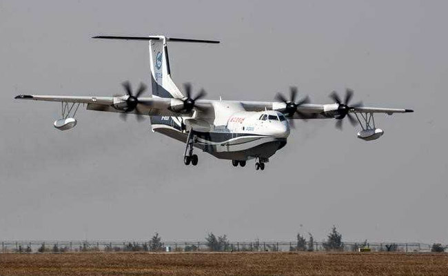 World's Largest Amphibious Aircraft Makes Maiden Flight In China