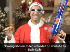 FCC's Ajit Pai Dressed Up As Santa And Wielded A Lightsaber To Mock Net Neutrality Rules