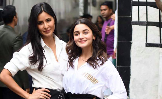 Alia Bhatt And Katrina Kaif: Bollywood's New BFFs Twin In Black And White