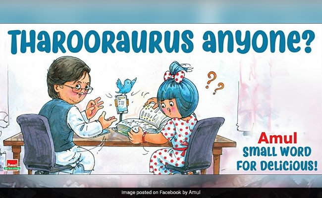 Amul's Ad On Shashi Tharoor Is Hilarious, But His Response Takes The Cake