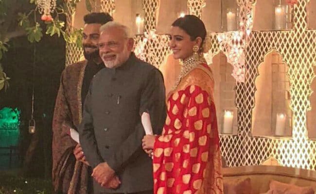 Image result for Virat Kohli-Anushka Sharma reception