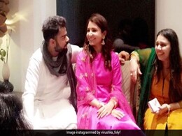 Anushka Sharma And Virat Kohli In New Delhi For Wedding Reception. See Viral Pics Anushka Sharma And Virat Kohli In New Delhi For Wedding Reception. See Viral Pics