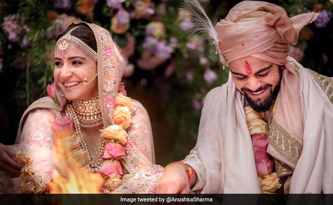 Image result for anushka virat wedding