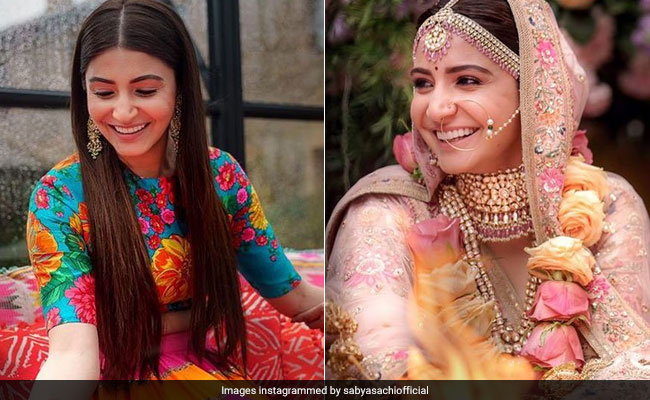 Inside Anushka Sharma's Wedding Wardrobe, Courtesy Designer Sabyasachi
