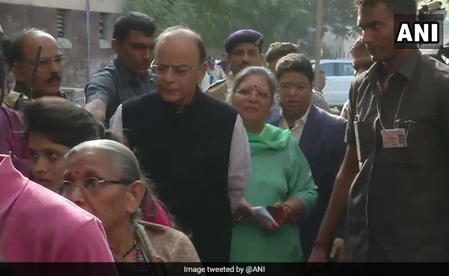 Arun Jaitley Casts His Vote, Urges People To 'Vote For Development'