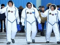 Crew Of Three Docks At International Space Station