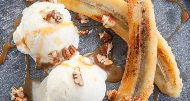 Baked Banana Suzette