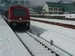 Kashmir Train Ploughing Through Snow Is A Feast For The Eyes