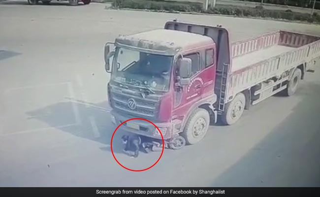 Hit By Truck, Dragged For Metres. She Made It Out Alive In Shocking Video
