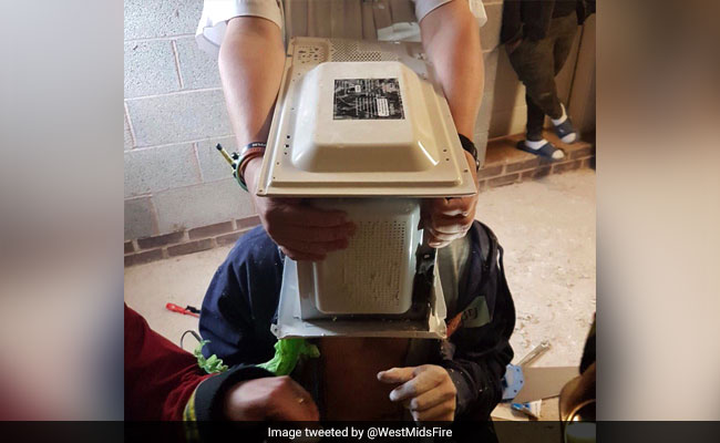 Prank Goes Wrong! Man Accidentally Cements His Head Inside A Microwave