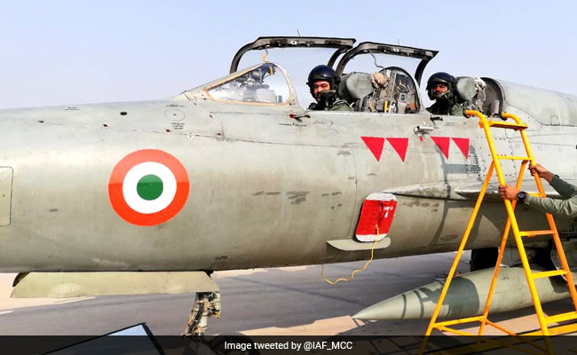 Air Staff Air Chief Marshal BS Dhanoa Flies Last Sortie Of 'Hawkeyes'