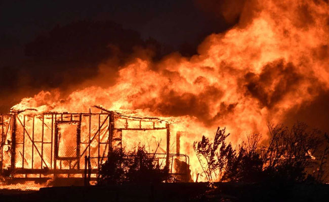 Emergency Declared As Wildfires Rage Near Los Angeles; Thousands Flee