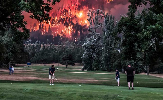Thousands Flee As Wildfire "Beast" Grows To California's Third-Largest