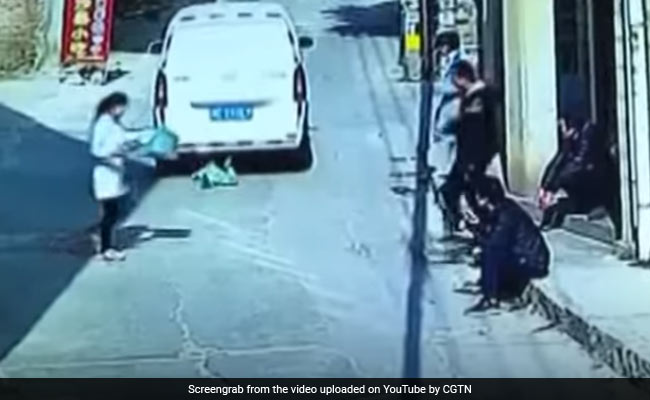 Three-Year-Old Walked In Front Of Van, Was Run Over. And Survived. Watch