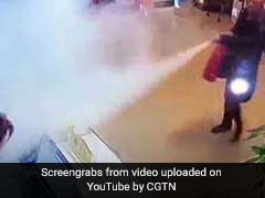 Denied Hotel Room, Man Blasts Receptionist With Fire Extinguisher. Watch