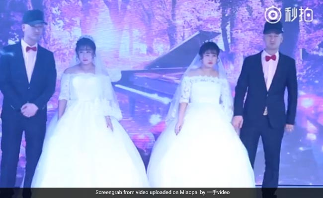 Twin children sisters brothers twin marry Seeing double: