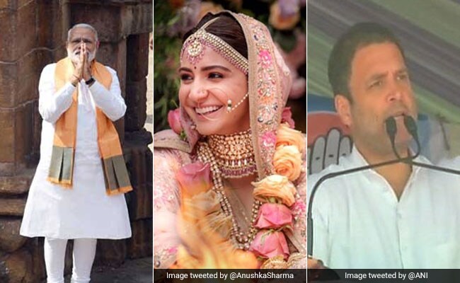 विराट-अनुष्का की शादी से लेकर गुजरात चुनाव में प्रचार के आखिरी दिन आज क्या है खास, अब तक की 5 बड़ी खबरें विराट-अनुष्का की शादी से लेकर गुजरात चुनाव में प्रचार के आखिरी दिन आज क्या है खास, अब तक की 5 बड़ी खबरें