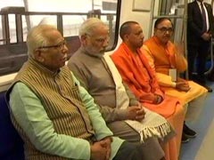 PM Rides Delhi Metro Magenta Line, Yogi Adityanath By His Side: 10 Points
