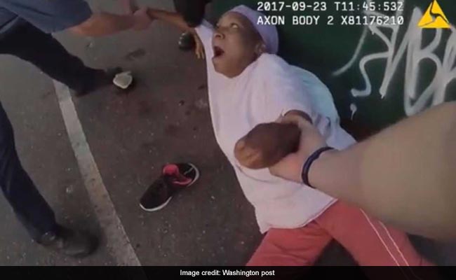 Body Cam Captures Police Dog Attacking Innocent Woman Taking Out Her Garbage