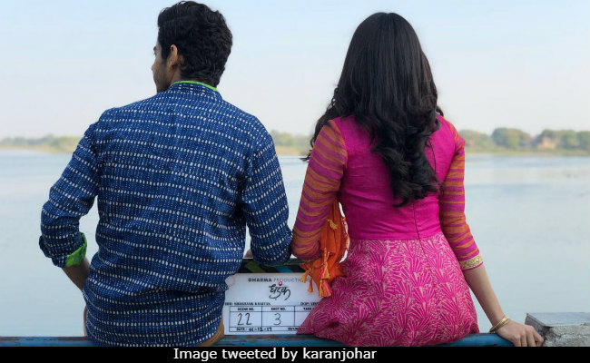 <I>Dhadak</i>: Janhvi Kapoor And Ishaan Khattar In First Photo From Sets