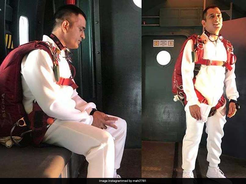 MS Dhoni Enjoys Break From Cricket By Taking A Plunge. Literally!
