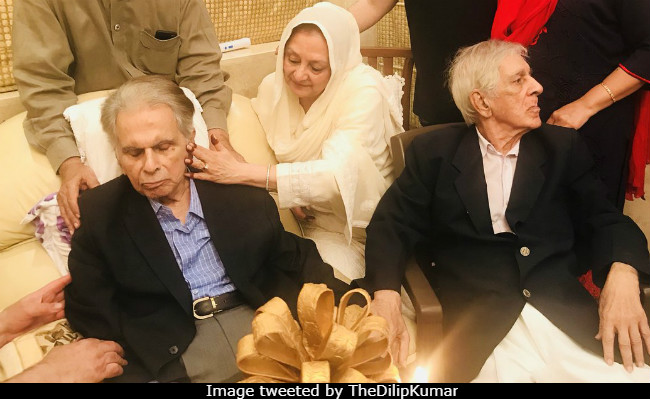 See Pics From Dilip Kumar's 95th Birthday Party With Wife Saira Banu And Friends
