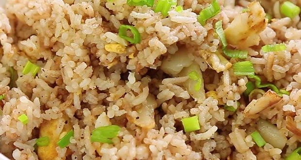 Egg And Garlic Fried Rice Recipe Ndtv Food