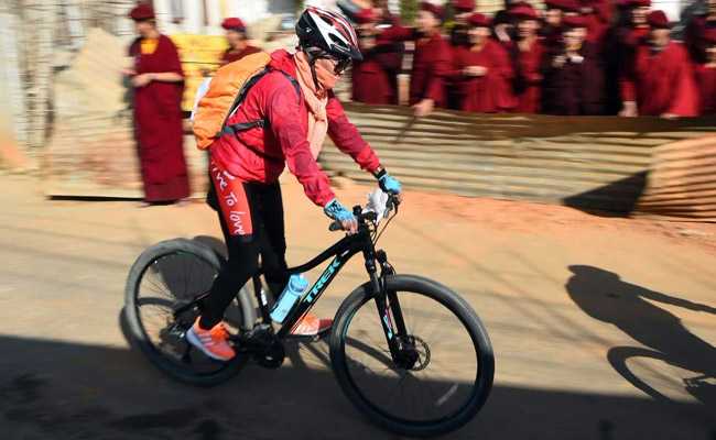 To Promote Gender Equality, 'Kung Fu Nuns' On Bikes Swap Maroon Robes For Lycra Leggings