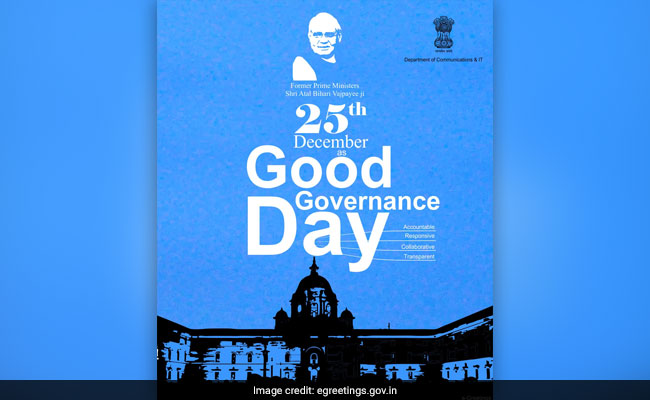 Good Governance Day 2017: Date, History, Objectives