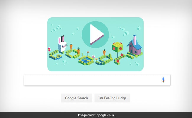 Mini programming game on the Google homepage