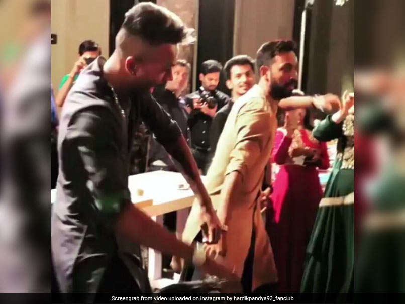Watch: Hardik Pandya Goes Berserk At Brother Krunal's Mehendi Function