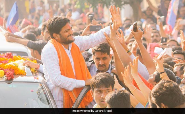 Police Case Against Hardik Patel For Roadshow Despite Being Denied Permission