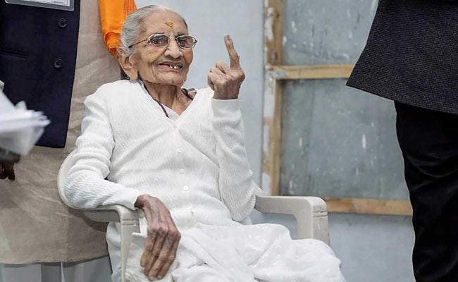 PM Modi's Mother, Wife Cast Votes As Gujarat Goes To Polls