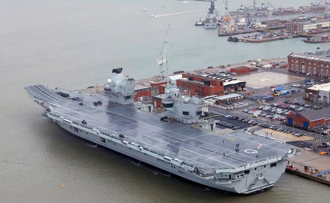 Britain's Biggest Warship, Costs 3 Billion Pounds, Has A Leak
