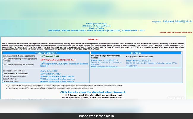 IB ACIO Result 2017 To Be Delayed Further, Tier 2 Exam Date Changed