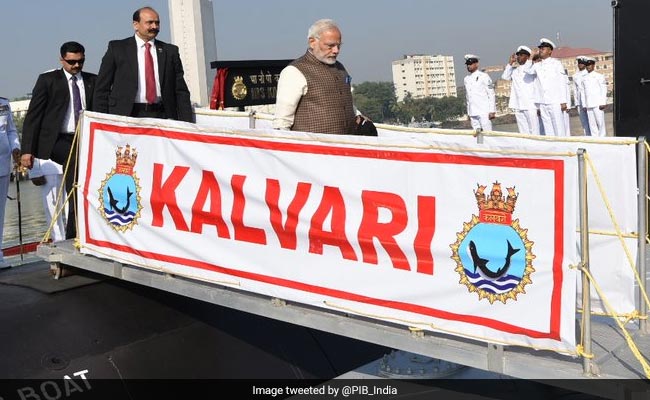 Best Example Of 'Make in India', Says PM Modi As INS Kalvari Joins Navy