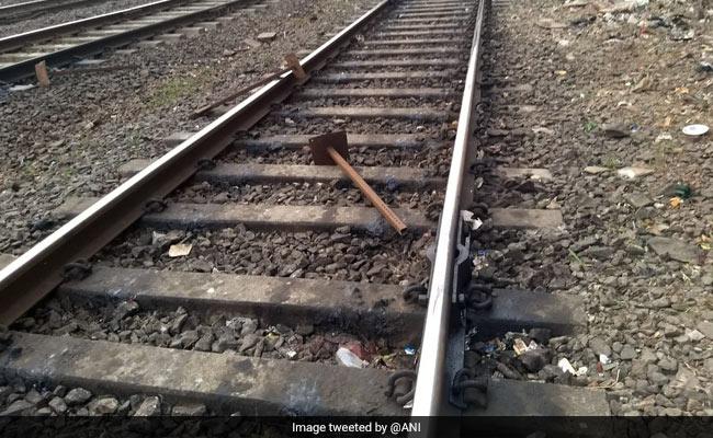 Mumbai Local Train Narrowly Avoids Crash After Iron Rods Spotted On Track