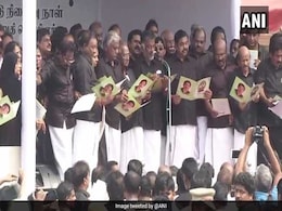 On Jayalalithaa's Death Anniversary, Thousands Hold Silent March To Her Memorial On Jayalalithaa's Death Anniversary, Thousands Hold Silent March To Her Memorial