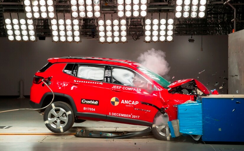 India-Made Jeep Compass Gets 5 Stars In Australia's ANCAP Crash Test