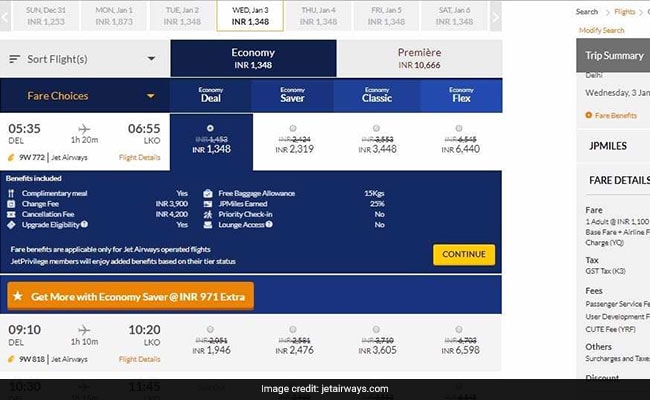 jet airways rs 1348 jet airways website