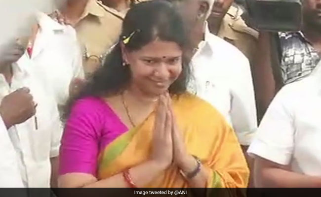 Back In Chennai After 2G Verdict, A Raja And Kanimozhi Meet Karunanidhi
