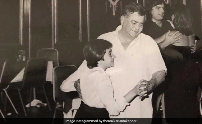 On Raj Kapoor's 93rd Birth Anniversary, Karisma Shares Pic Of 'First Dance'