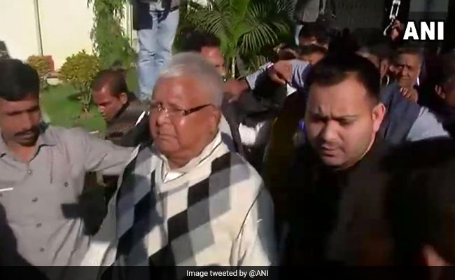 Tejashwi Yadav Meets Father Lalu Yadav For First Time After 2019 Poll Defeat