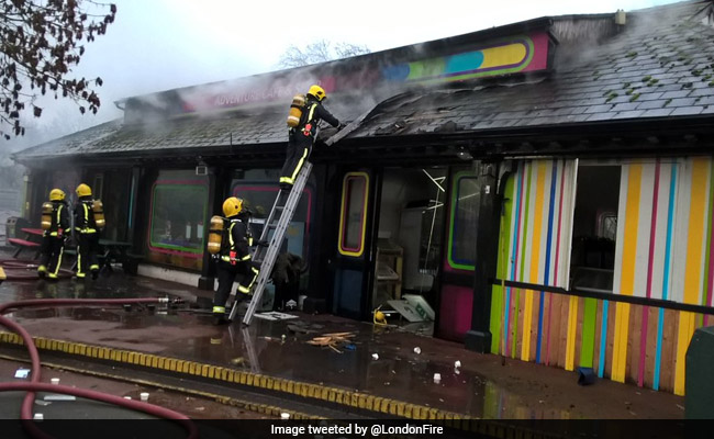 Fire Breaks Out At London Zoo