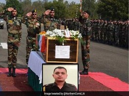 Last Rites Performed For Major Prafulla Moharkar Who Was Killed In Cross-Border Attack By Pak Troops Last Rites Performed For Major Prafulla Moharkar Who Was Killed In Cross-Border Attack By Pak Troops