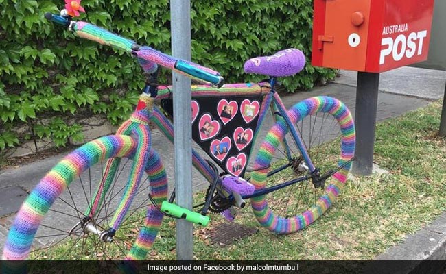Australian PM Searches For Creator Of Rainbow-Coloured Bike. Here's Why