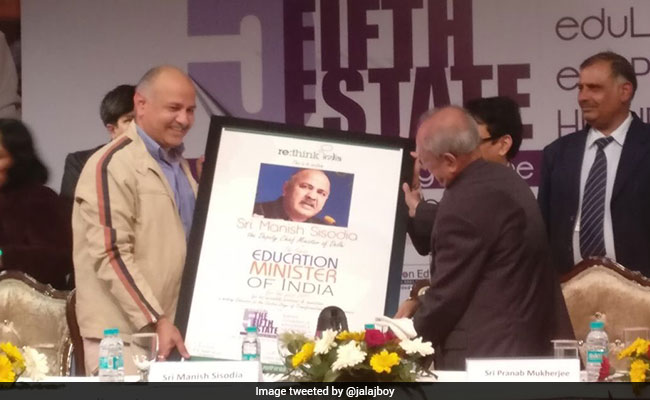 Manish Sisodia Bags 'Finest Education Minister Award'