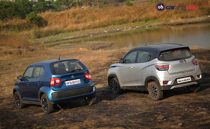 maruti suzuki ignis vs mahindra kuv100 nxt